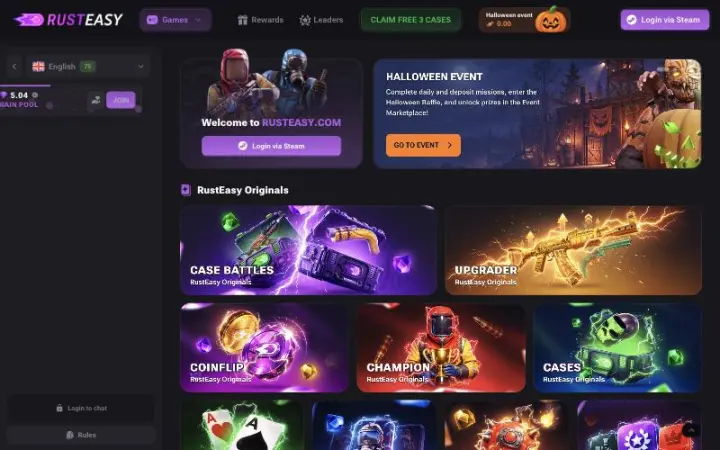 RustEasy lobby screenshot